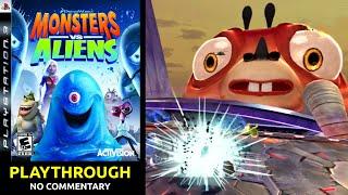Monsters vs. Aliens (PS3) - Playthrough - (1080p, original console) - No Commentary