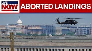 Pentagon lost contact with Army helicopter, causing 2 commercial planes to abort nearby landings