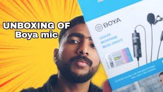 UNBOXING of boya mic #mbksiders #unboxing