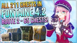 Genshin Impact 4.2 Complete 211 Chest Guide! Morte Region! | ROUTE 2 - 65 CHESTS