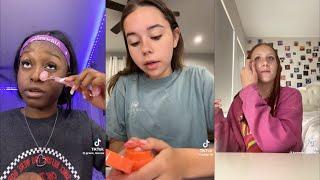 GRWM / Makeup storytime - TikTok compilation