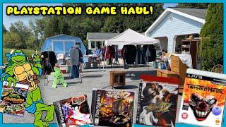 $1 GAMES!! A PlayStation Yard Sale Game Haul! || PS1 Video Game Hunting!