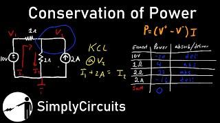 Conservation of Power in a DC Circuit