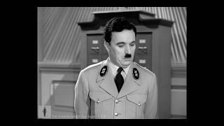 Charlie Chaplin - Hynkel dictating letter to stenographer - The Great Dictator