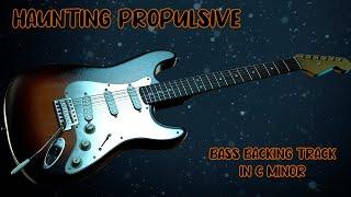 Haunting  Propulsive  Bass Backing Track in C Minor