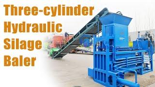 Tri-Cylinder Hydraulic Silage Baler Packing Machine: The Efficient Solution for Your Farm!