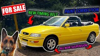 MY 90'S FORD ESCORT SI CABRIOLET IS FINISHED - AND IT COULD BE YOURS!