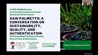 Saw Palmetto: A Conversation on Sustainability, Quality, and Authentication