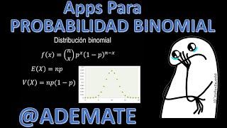 Probabilidad Binomial | calculadora y apps para distribución Binomial