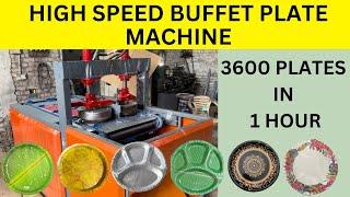 High Speed Buffet Plate Making Machine | Paper Plate Making Machine | Paper Plate Manufacturer