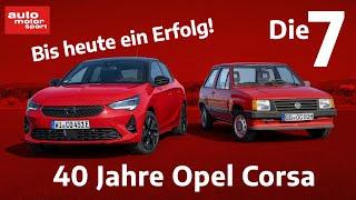 40 Jahre Opel Corsa - der Kleinwagen hat es in sich! I auto motor und sport