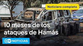  DW Noticias del 7 de agosto: 10 meses de los ataques de Hamás [Noticiero completo]