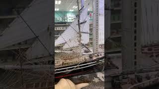Wooden model ships