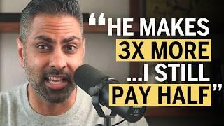 “He makes 3x more, but wants to split everything 50/50”