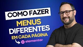 Crie Menus Diferentes para Cada Página com o Elementor Pro