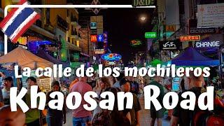 KHAOSAN ROAD! LA ALUCINANTE CALLE de los MOCHILEROS! - Tailandia #16 Luisitoviajero