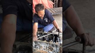 Carankshaft Tight nut bolt mechanic expert skills #expert #mechanic #rebuild #wheelnuts #autofixing