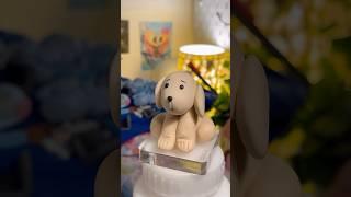 Diy easy cold porcelain clay dog | diy clay art #clayart #handmade #diy #craftedwithclay