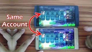 Can we use one Mobile Legends account in two different devices?