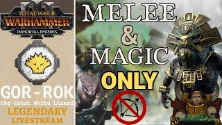 Warhammer 3 Immortal Empires Livestream: Gor-Rok | Sword Board And Magic Lords ONLY