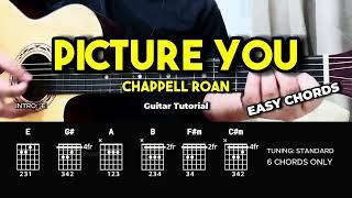 Picture You - Chappell Roan | Easy Guitar Tutorial For Beginners (CHORDS & LYRICS) #guitarlesson