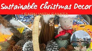 DIY Christmas Decor out of Waste | Sustainable Christmas | Learn with Samita