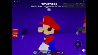 Roblox Midnight Horrors Mario has Logged In is the star! (Moviestar)
