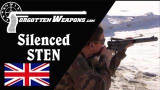 Shooting a Suppressed Sten Gun