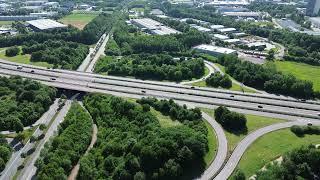 Chemnitz Neefepark, Autobahn A72 Süd, Gewerbegebiet Clemens-Winkler-Str und „Heckert“ Werk