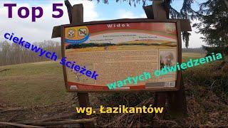 Top 5 ciekawych ścieżek , wartych odwiedzenia wg. Łazikantów #top5