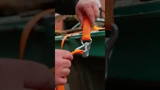 Genius Hack! Hook-in-Hook Tie-Down Strap Trick – Perfect for Bundling! 
