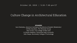 Culture Change in Architectural Education