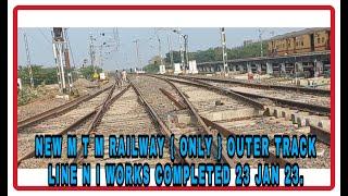 NEW M T M RAILWAY { ONLY } OUTER TRACK LINE N I WORKS COMPLETED 23 JAN 23