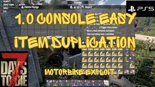 7 Days To Die 1.0 Console - Item Duplication Exploit