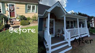 ENTIRE Front Porch Rebuild Step by Step Start 2 Finish