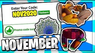 (NOVEMBER 2020) ALL *NEW* ROBLOX PROMO CODES!