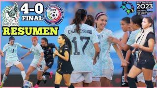 México Femenil vs Puerto Rico Femenil  RESUMEN 29.6.2023 Juegos Centroamericanos ️ FINAL 4-0 