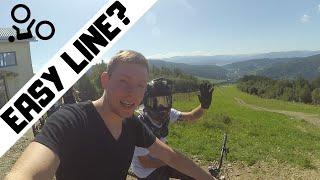 Czy EASYLINE na Żarze jest faktycznie EASY? Bikepark GÓRA ŻAR DH  helmetcam i  POV DIRTOWY BUBU #95