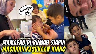 KIANO KENZO MAIN SAMA PAPA..MAMAPAU SIBUK MASAK DI RUMAH SAMBUT KIANO