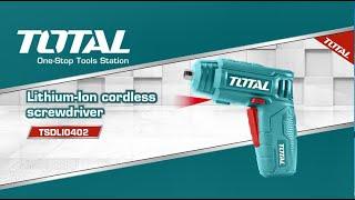 TOTAL Cordless Screwdriver TSDLI0402