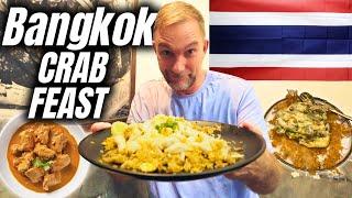 Epic BANGKOK THAI FOOD - Gigantic Crab Fried Rice