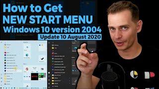 How to enable the new Start Menu in Windows 10 Version 2004