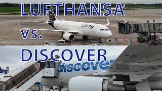 LUFTHANSA VS. DISCOVER Business Class on short and medium-haul routes