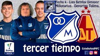 TERCER TIEMPO: MILLONARIOS 1 - DEPORTES TOLIMA 0, FECHA 4, LIGA BETPLAY DIMAYOR 02/08/2024