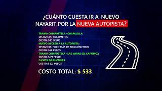 ¿Cuánto cuesta ir a Nuevo Nayarit en la nueva autopista?