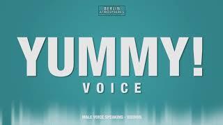 Yummy SOUND EFFECT - Male Voice Speaking SOUNDS Talking Voice SFX