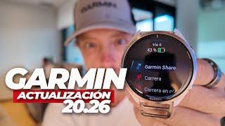 AHORA mucho MEJOR !!! GARMIN Actualización 20.26