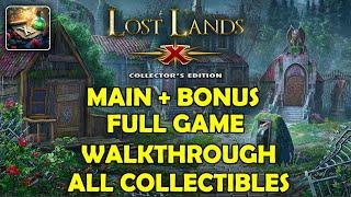 Lost Lands 10 Full Game Walkthrough - All Collectibles (Main Game + Bonus Game)