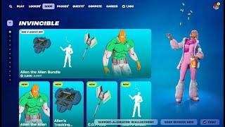 NEW ALLEN THE ALIEN SKIN! + MORE ICON EMOTES! Fortnite Item Shop Review (12/03/2025)