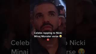 Celebrities Rapping To Nicki Minaj Monster Verse #shorts